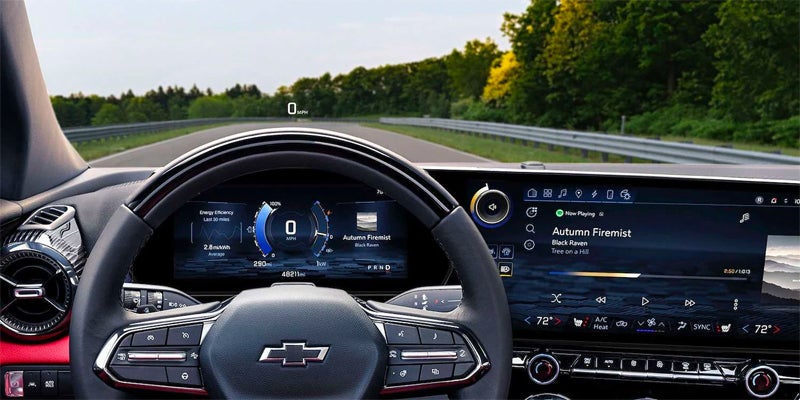 2024 Blazer-EV dashboard